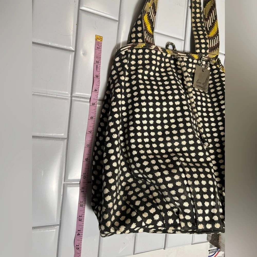 Gia and Dani Patterned Canvas Bag reversible